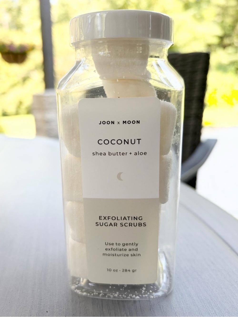 Coconut Exfoliating Sugar Scrubs Cubes - White - 18 cubes uses 💕🌸